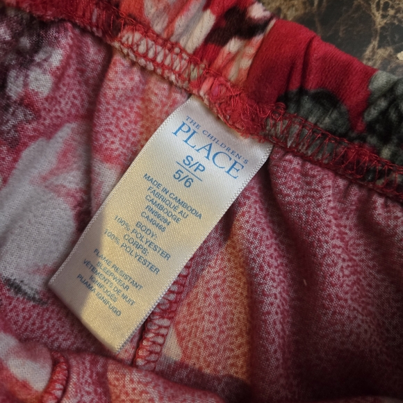 The Children's Place Vibrant Floral Set - Red and Pink - Picture 2 of 2